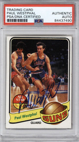 1979 Topps #30 Paul Westphal PSA/DNA Auto Signed Encap Suns