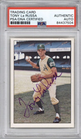 1978 TCMA the 1960's  Tony LaRussa PSA/DNA Auto Signed Encap A's