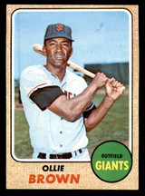 1968 Topps #223 Ollie Brown Ex-Mint  ID: 346768