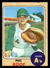 1968 Topps #484 Phil Roof Miscut Athletics High #  ID:346916