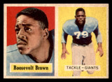 1957 Topps #11 Roosevelt Brown Ex-Mint 