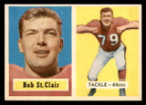 1957 Topps #18 Bob St. Clair Ex-Mint  ID: 347615