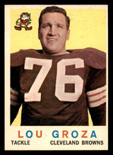 1959 Topps #60 Lou Groza Near Mint  ID: 347766