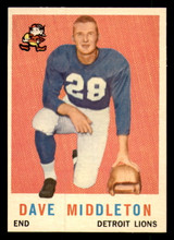 1959 Topps #113 Dave Middleton UER Near Mint+  ID: 347811