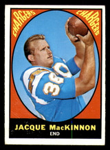 1967 Topps #124 Jacque MacKinnon Excellent 1967 Topps #124 Jacque MacKinnon Excellent