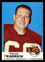 1969 Topps #9 Sherrill Headrick Ex-Mint  ID: 349190