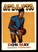 1971-72 Topps #6 Don May DP Excellent ID: 350030 1971-72 Topps #6 Don May DP Excellent ID: 350030