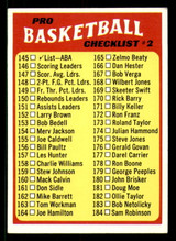 1971-72 Topps #145 ABA Checklist 145-233 Excellent+ ID: 350376 1971-72 Topps #145 ABA Checklist 145-233 Excellent+ ID: 350376