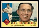 1960 Topps #295 Gil Hodges Very Good  ID: 350886