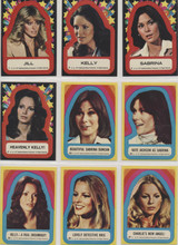 1977-78 Topps Charlies Angles Complete Sticker Set 44 #* 1977-78 Topps Charlies Angles Complete Sticker Set 44 #*