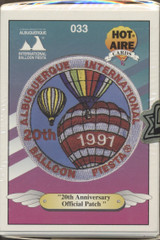 1991 Hot Aire Cards Balloons Inaugural Edition Factory Set w/20 Years Patch  Set 100  #*