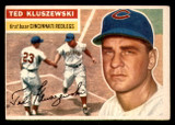 1956 Topps #25B Ted Kluszewski White Backs Excellent 