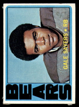 1972 Topps #110 Gale Sayers Back Damage Bears  ID:352449