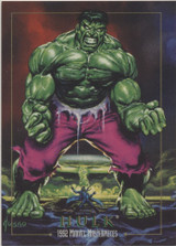 1992 Skybox Marvel Masterpieces Prototype #36 The Hulk  #*