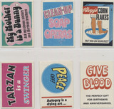 1960's Panini (Italy) Crazy Stickers  6/54  #*