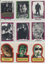 1980 Topps Creature Feature Sticker Set 88/22  #*