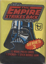 1980 Topps Empire Strikes Back (Star Wars) 3RD Series Dark Vader Unopened Wax Pack  #*