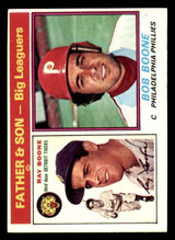 1976 Topps #67 Ray Boone/Bob Boone FS Excellent+ 