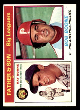 1976 Topps #67 Ray Boone/Bob Boone FS Excellent+ 1976 Topps #67 Ray Boone/Bob Boone FS Excellent+