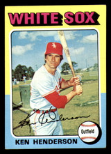 1975 Topps #59 Ken Henderson Very Good White Sox