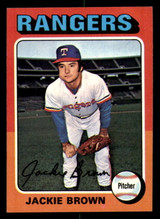 1975 Topps #316 Jackie Brown Very Good Rangers 1975 Topps #316 Jackie Brown Very Good Rangers