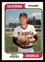 1974 Topps #571 Rich Hand Miscut Angels  ID:355775