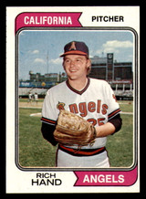 1974 Topps #571 Rich Hand Miscut Angels ID:355775 1974 Topps #571 Rich Hand Miscut Angels ID:355775