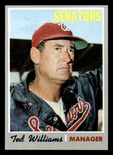 1970 Topps #211 Ted Williams Manager, UER Ex-Mint ID: 355986 1970 Topps #211 Ted Williams Manager, UER Ex-Mint ID: 355986