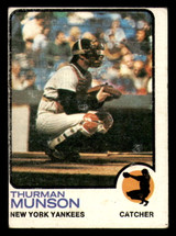 1973 Topps #142 Thurman Munson Very Good  ID: 356056