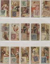 1889 Dukes Cigarettes N85 Postage Stamps 46/50 #* 1889 Dukes Cigarettes N85 Postage Stamps 46/50 #*