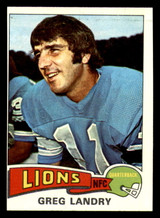 1975 Topps #15 Greg Landry Ex-Mint 1975 Topps #15 Greg Landry Ex-Mint