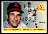 1955 Topps #21 Alex Grammas UER Ex-Mint  ID: 357196