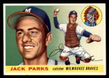 1955 Topps #23 Jack Parks UER Ex-Mint RC Rookie  ID: 357197