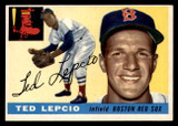 1955 Topps #128 Ted Lepcio Excellent+  ID: 357289