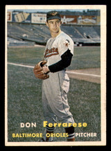 1957 Topps #146 Don Ferrarese Ex-Mint 