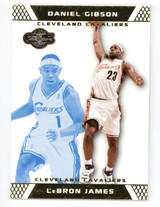 2007-08 Topps Co-Signers Gold Blue 12/89 #23 LeBron James /Daniel Gibson