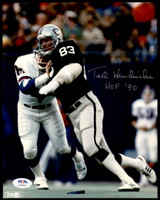 Ted Hendricks 8 x 10 Photo Signed Auto PSA/DNA COA Oakland Raiders HOF