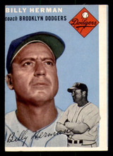 1954 Topps #86 Billy Herman CO Miscut Dodgers CO   ID:358116