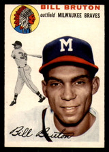 1954 Topps #109 Bill Bruton Ex-Mint 