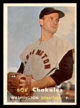 1957 Topps #261 Bob Chakales Ex-Mint  ID: 358251
