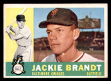 1960 Topps #53 Jackie Brandt VG-EX 1960 Topps #53 Jackie Brandt VG-EX