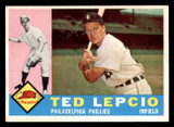 1960 Topps #97 Ted Lepcio Near Mint ID: 359724 1960 Topps #97 Ted Lepcio Near Mint ID: 359724