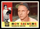 1960 Topps #25 Roy Sievers Excellent+ ID: 359813 1960 Topps #25 Roy Sievers Excellent+ ID: 359813