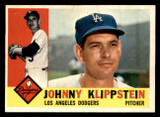1960 Topps #191 Johnny Klippstein Ex-Mint 1960 Topps #191 Johnny Klippstein Ex-Mint