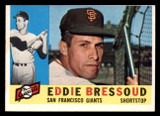 1960 Topps #253 Eddie Bressoud Miscut Giants ID:359916 1960 Topps #253 Eddie Bressoud Miscut Giants ID:359916