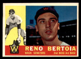 1960 Topps #297 Reno Bertoia Near Mint ID: 360008 1960 Topps #297 Reno Bertoia Near Mint ID: 360008