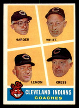 1960 Topps #460 Indians Coaches Near Mint 