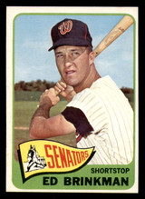1965 Topps #417 Ed Brinkman Near Mint ID: 360859 1965 Topps #417 Ed Brinkman Near Mint ID: 360859