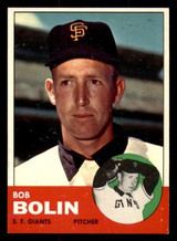 1963 Topps #106 Bobby Bolin Near Mint  ID: 361072