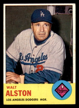 1963 Topps #154 Walt Alston MG Ex-Mint  ID: 361118